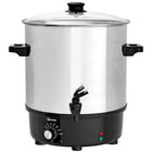 Verwarmde Drankendispenser | Rvs/zwart | 25.4l | 30°c/100°c | 2kw (230v) | Enkelwandig | 380x420x475(h)mm
