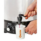 Verwarmde Drankendispenser | Rvs/zwart | 25.4l | 30°c/100°c | 2kw (230v) | Enkelwandig | 380x420x475(h)mm