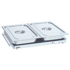 Warmhoudplaat | Aluminium/glas | Wp300 | 2/1 GN | 230v | 670x550x40(h)mm