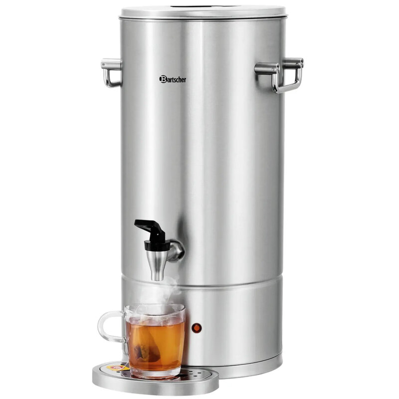 Heetwaterdispenser | Silver | Rvs | 9L | 30°c/95°c | 2.8kw (230v) | Dubbelwandig | Lekbak | 305x350x490(h)mm