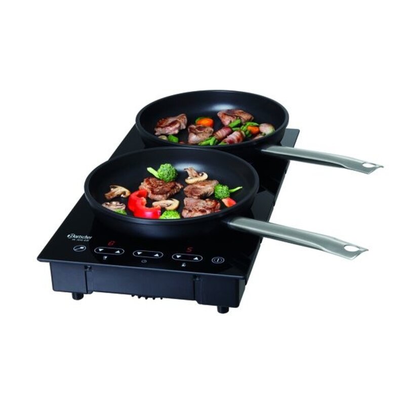 Inductiekookplaat | Elektrisch | IK 30s-eb | 2 Kookpitten | 3kw | 290x510x83(h)mm