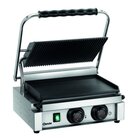 Contact/paninigrill Mdi 1gr | Geribbeld/glad | 2.2kw | Grillplaten Gietijzer/geëmailleerd | 410x400x200(h)mm