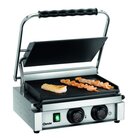 Contact/paninigrill Mdi 1G | Glad | 2.2kw | Grillplaten Gietijzer/geëmailleerd | 410x400x200(h)mm