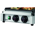 Contact/paninigrill Mdi 1R | Geribbeld | 2.2kw | Grillplaten Gietijzer/geëmailleerd | 410x400x200(h)mm