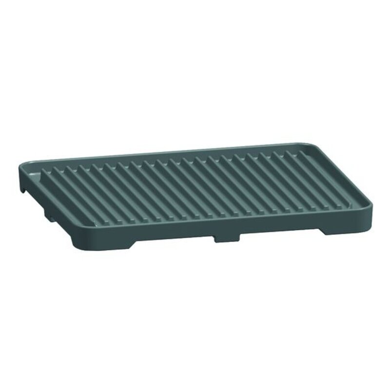 Grillplaat Geribbeld Gietijzer | 575x375x38(h)mm