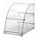 Buffetvitrine Zilver 70l | 2 Etages | 360x600x515(h)mm