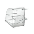 Buffetvitrine Zilver 70l | 2 Etages | 360x600x515(h)mm