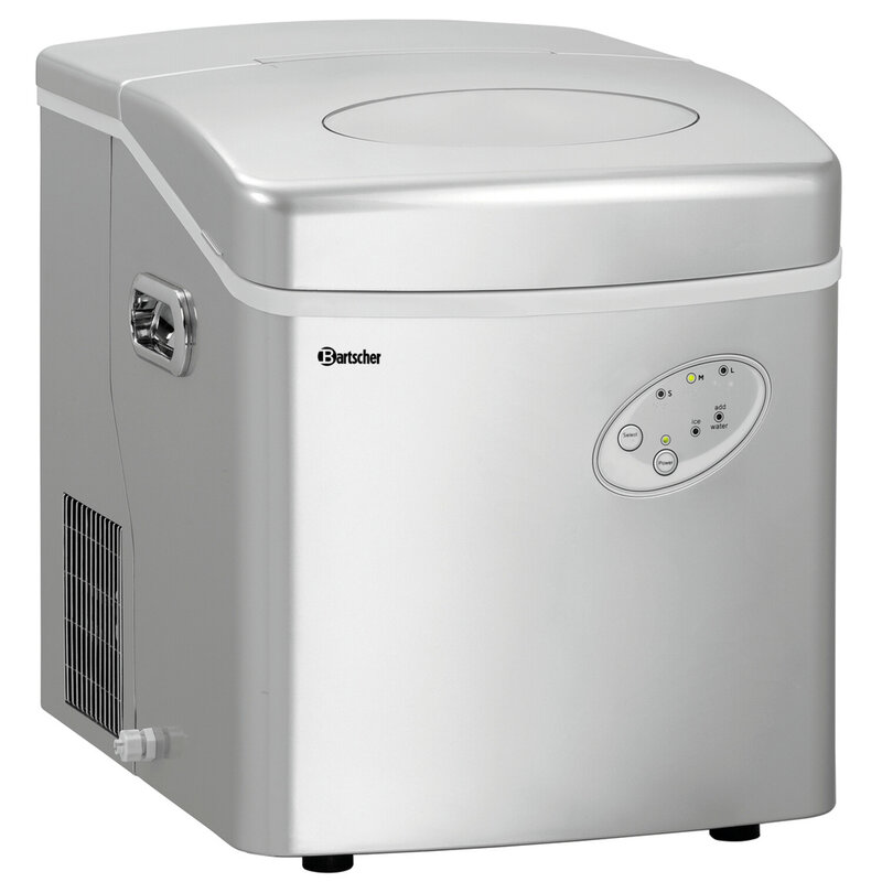 Ijsblokjesmachine | Holle Blokjes (div. Formaten) | 15kg/24h | Bunker 1.5kg | Luchtgekoeld | 375x420x415(h)mm