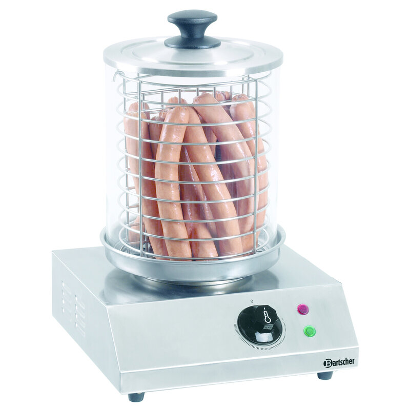 Hotdogkoker | Hoekig | Elektrisch | 230v | 280x280x355(h)mm