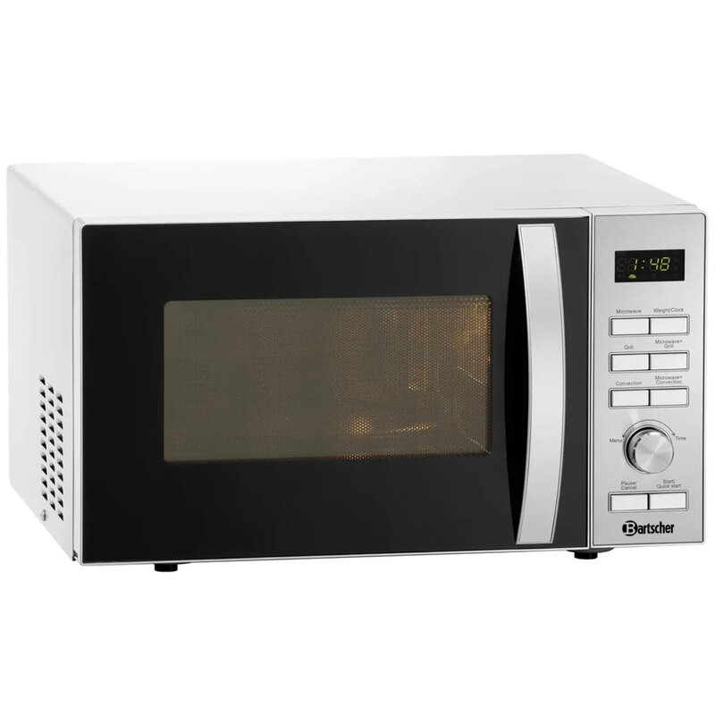 Combimagnetron | Rvs | 25l | 900w | Grillfunctie | Programmering | 230v | 490x435x280(h)mm