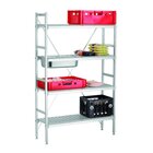 Stellingsysteem Kit 4 | 4 Schappen | 1/3-1/2-2/3-1/1 GN | 1140x355x1790(h)mm