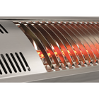 Bartscher Terras-verwarmer Aluminium W3000 E | 3kw | Wandmontage | 1050x200x100(h)mm