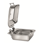 Chafing Dish Flexible 5,2l | 2/3 GN | Verhitting Door Vlakke Inductie Of Glas Keramische Ingebouwde Kookplaat  | 405x425x205(h)mm