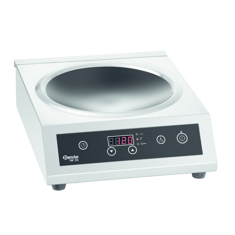 Inductiewok | IW 35 | 1 Brander | 3.5kw | 340x440x125(h)mm