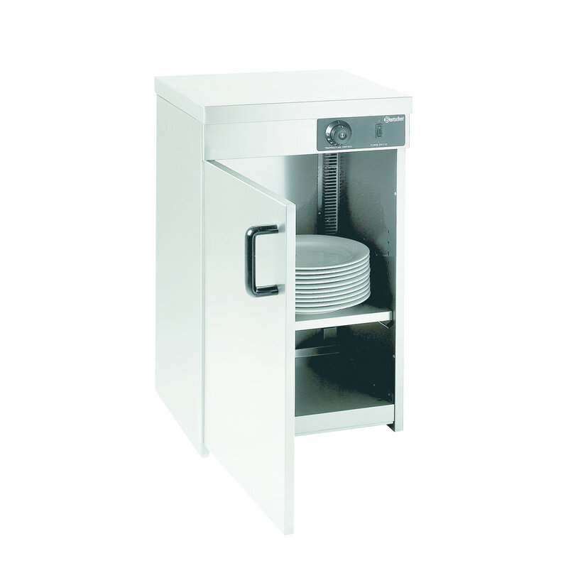 Warmhoudkast | Rvs | 1 Deur | Cap.25-30 Borden | 230v | 400x460x550(h)mm