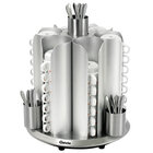 Kopjesverwarmer | Aluminium/rvs | 48 Kopjes + 4 Lepelbakjes | 30°c/45°c | Draaibaar | 0.2kw (230v) | ø360x415(h)mm