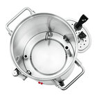 Heetwaterdispenser | Silver | Rvs | 9L | 30°c/95°c | 2.8kw (230v) | Wateraansluiting | Dubbelwandig | Lekbak | 305x350x490(h)mm