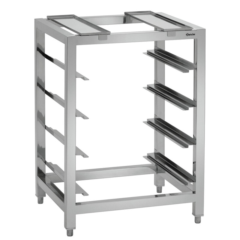 Onderstel (hoog) | Bartscher Serie AT | Rvs | 4 Niveaus | 535x595x855(h)mm