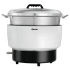 Rijstkoker | Propaangas | 50 Porties | 5.6kw | Piëzo Ontsteking | Warmhoudfunctie | 600x490x452(h)mm
