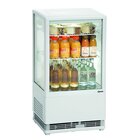 Koelvitrine | 58l | Wit | +2°c/+12°c | 3 Niveaus | 435x385x805(h)mm