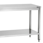 Werktafel Rvs Met Onderschap | 700 Mm Diep | 850 Mm Hoog