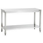 Werktafel Rvs Met Bodemschap | 600 Mm Diep | 850 Mm Hoog