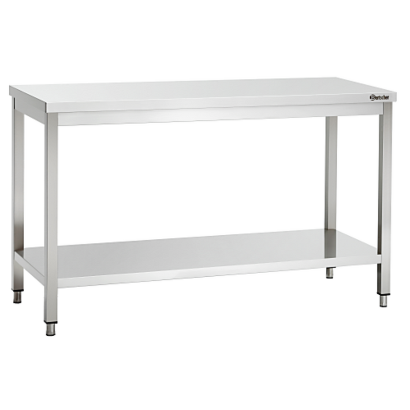 Werktafel Rvs Met Bodemschap | 600 Mm Diep | 850 Mm Hoog