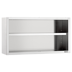 Rvs Open Wandkast | 1 Tussenschap | 1400x400x660(h)mm