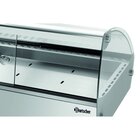Warmhoudvitrine | Rvs/glas | R4 46l | 4x 1/3 GN | 230v | Achter Schuifdeuren | 775x420x335(h)mm