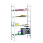 Reksysteem  Kit 1 | 4 Schappen | 1/1-1/2-1/3-2/3 GN | 960x360x1800(h)mm
