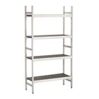 Reksysteem  Kit 1 | 4 Schappen | 1/1-1/2-1/3-2/3 GN | 960x360x1800(h)mm