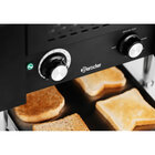 Doorlooptoaster | Zwart | Dubbel | <=150/u | 2.24kw (230v) | 370x420x390(h)mm