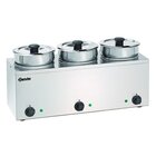 Bain Marie | Hotpot | Rvs | 3x 3.5l | 230v | 610x240x320(h)mm