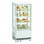Koelvitrine | 86l | Wit | +2°c/+12°c | 4 Schappen | 425x435x980(h)mm