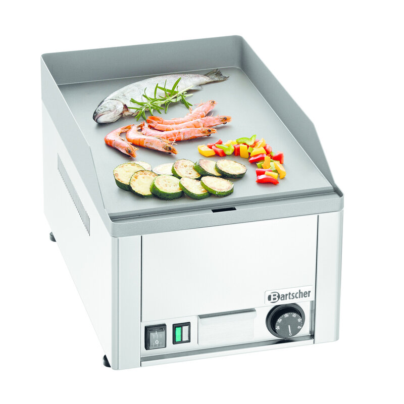 Bakplaat/grillplaat | Gdp 320e-g | Bakplaat Glad (b)320x(d)480mm | 3kw | 325x580x310(h)mm
