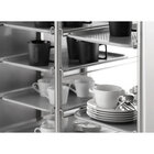 Dienbladenwagen | Rvs | 2x 8 Etages (443x343) + Bovenblad | Wielen (geremd) | 965x625x1695(h)mm