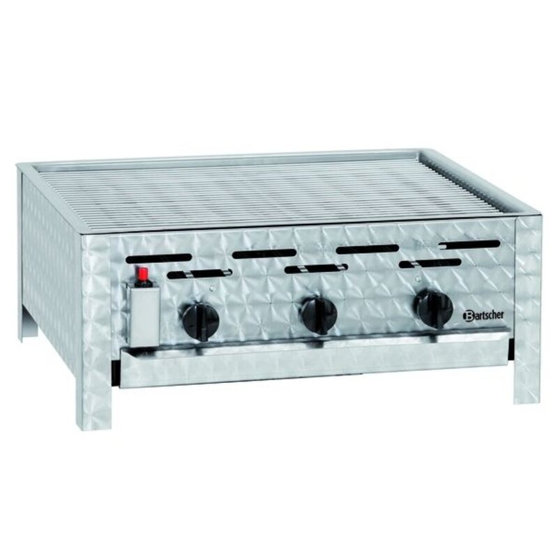 Braadgrill | Gas | 3 Pits | 11kw | 650x570x270(h)mm