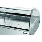 Warmhoudvitrine | Rvs/glas | R6 68l | 6x 1/3 GN | 230v | Achter Schuifdeuren | 1135x420x335(h)mm