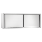Rvs Wandkast Met Schuifdeuren | 1 Verstelbare Tussenschap | 1400x400x660(h)mm