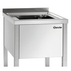 Spoeltafel | Rvs | Grote Spoelbak | Achteropstand | 500x700x850/940(h)mm