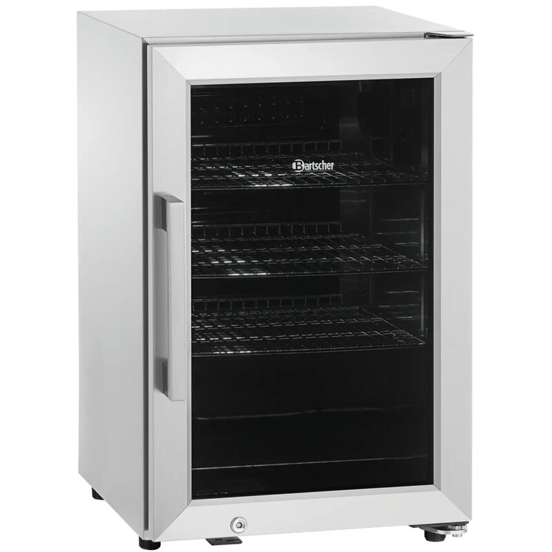 Koelkast | Energiezuinig | 63l | Rvs | -1°c/+10°c | Statisch + Ventilator | 430x555x675(h)mm