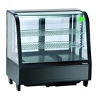 Koelvitrine | 100l | Zwart | +2°c/+12°c | 3 Schappen | 685x455x675(h)mm