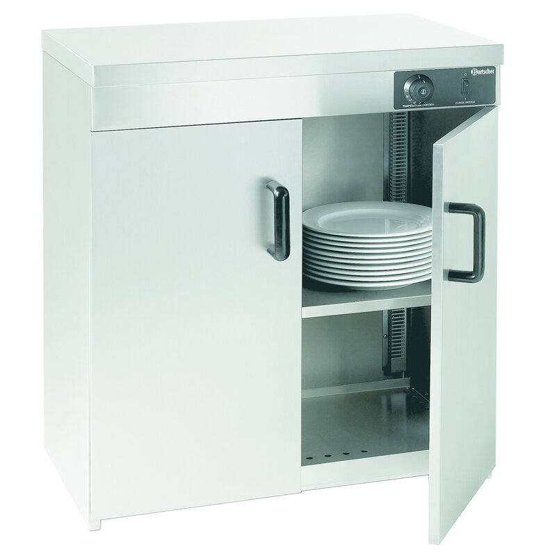 Warmhoudkast | Rvs | 2 Deuren | Cap. 110-120 Borden | 230v | 750x495x855(h)mm
