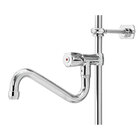 Voorspoeldouche | Handdouche (flexibele Hals) + Middenuitloop | Mengkraan | 1-gats | 400x1050(h)mm
