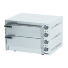 Pizzaoven | Elektrisch | Mini | 1x2 ø35cm | 2 Kamers | 2.7kw | Bodem Van Hittebestendige Steen | 545x500x380(h)mm