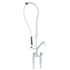 Voorspoeldouche Messing/staal | Zwenkbare Kraan 180°  | 515x415x1220(h)mm