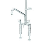 Voorspoeldouche Messing/staal | Zwenkbare Kraan 180°  | 515x415x1220(h)mm