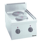 Fornuis | Elektrisch | 2 Pltg | 2 Kookplaten | 2x 2kw | 400x600x290(h)mm