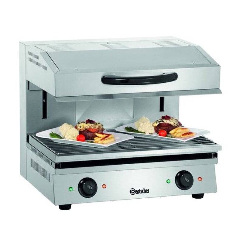 Salamander | Elektrisch | Rvs | Lift 600-2z | 4kw | Stralingsverwarming | 600x540x530(h)mm