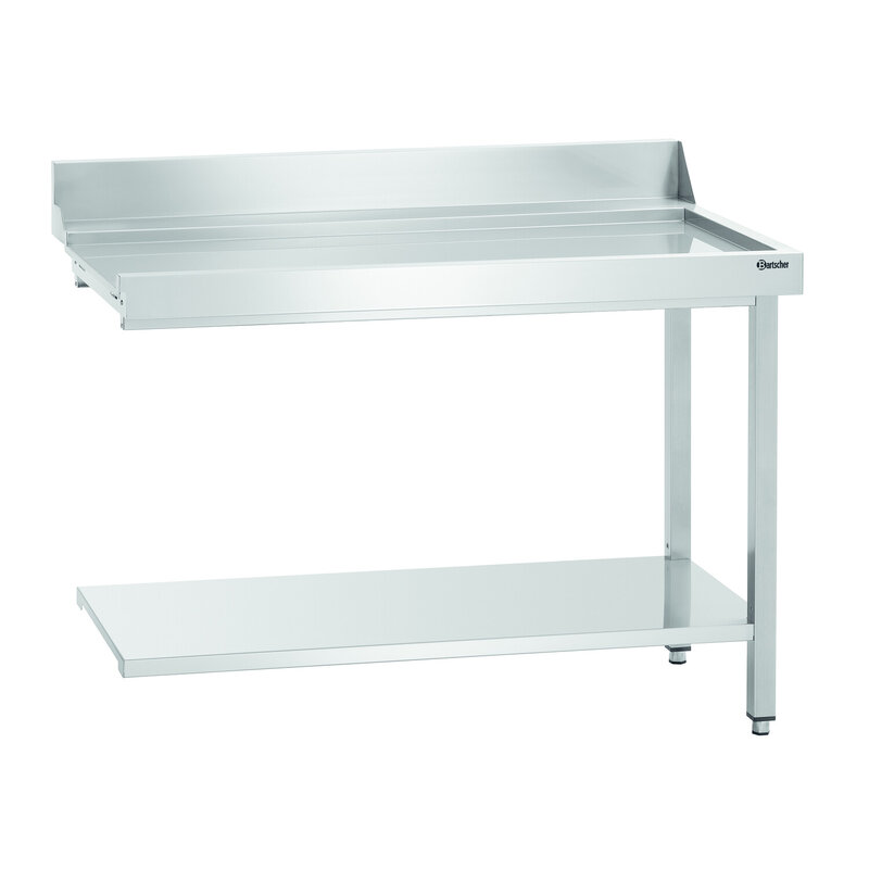 Afvoertafel DS 1200r | Bodemschap En Achteropstand | 1200x720x850(h)mm